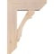 Ekena Millwork Olympic Slat Smooth Bracket w/ Offset Brace, Douglas Fir, 7 1/2"W x 22"D x 30"H BKT0806X22X30OLY06SDF - alternate 4